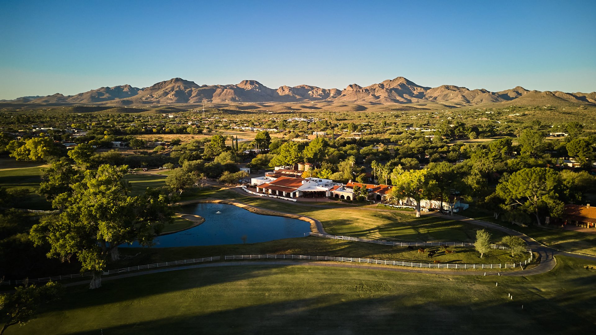 Aerial of Tubac Golf Resort & Spa.