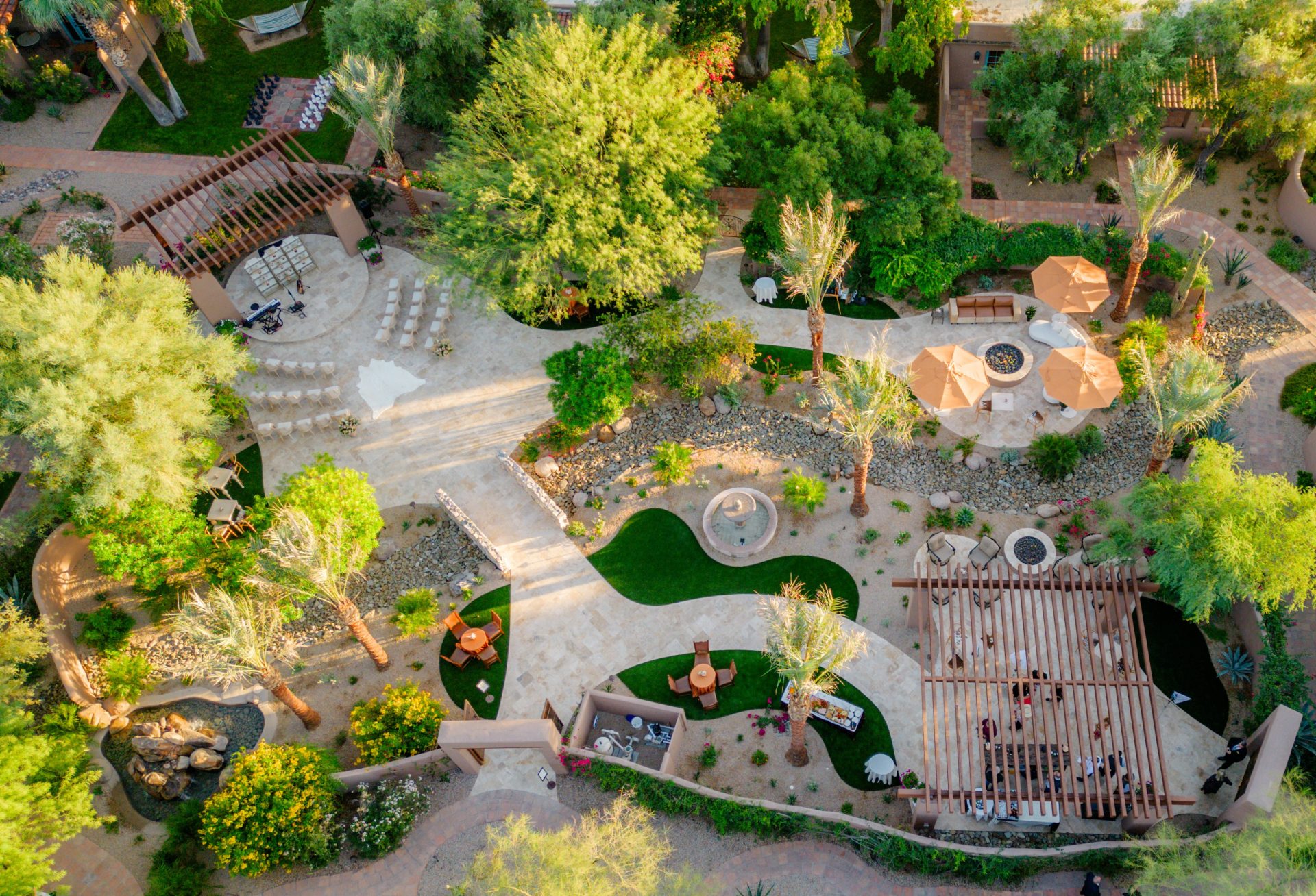 The Garden at The Hermosa Inn.